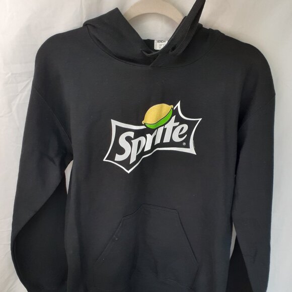 New Small Sprite Logo Black Pullover Hoodie - Picture 1 of 6